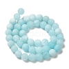 Natural Dyed White Jade Beads Strands G-M402-B01-05-4