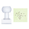 Clear Acrylic Soap Stamps DIY-WH0446-007-1