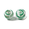 Handmade Gold Sand Enamel Lampwork Beads LAMP-B035-03B-2