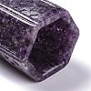 Resin with Natural Amethyst Chip Stones Pen Holder DJEW-F015-02B-3