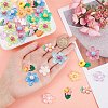 SUNNYCLUE 60Pcs 3 Styles Transparent Resin Cabochons CRES-SC0002-49-3