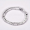 Electroplate Non-magnetic Synthetic Hematite Beads Strands X-G-J170A-4x4mm-01-2