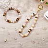 30Pcs Natural White Jade European Beads G-SP0001-01A-03-4