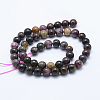 Natural Tourmaline Beads Strands G-J373-12-8mm-3