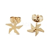 Vacuum Plating 304 Stainless Steel Stud Earrings for Women EJEW-A048-15G-2