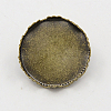 Brass Pendant Cabochon Settings for Glass Globe LS-KK-D268-02AB-NF-2