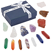 Natural Nanairo Gemstone Gift Box AJEW-WH0165-02-1