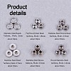 180Pcs 6 Styles 304 Stainless Steel Beads STAS-PH0018-23P-2