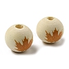 Autumn Wood European Beads WOOD-H105-04D-01-3