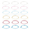30Pcs 6 Colors Polyester Braided Cord Bracelet Making AJEW-TA00047-1