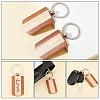 AHADERMAKER Wooden Keychain KEYC-GA0001-17-4