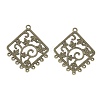 Tibetan Style Alloy Chandelier Component Links PALLOY-G118-02AB-2