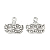 Alloy Rhinestone Pendants ENAM-I073-04P-02-1