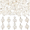 CREATCABIN 70Pcs Natural Cultured Freshwater Pearl Charms FIND-CN0001-43P-1