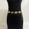 Tibetan Style Alloy Rectangle Link Chain Waist Belly Chains for Women FS-WG1BBEA-01-2