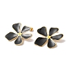 Flower Golden Ion Plating(IP) 304 Stainless Steel Stud Earrings for Women EJEW-L287-045G-2