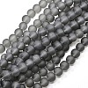 Baking Paint Transparent Glass Bead Strands GLAA-S031-12mm-12-1