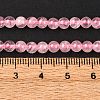 Natural Madagascar Rose Quartz Beads Strads G-D655-4mm-6