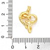 Brass Micro Pave Cubic Zirconia Pendants KK-F877-22G-3