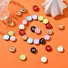 40Pcs 10 Colors Alloy Enamel Beads FIND-CJ0004-68-6