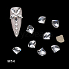 Flat Back Glass Rhinestone Cabochons MRMJ-Q072-44A-2