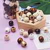 Craftdady 210Pcs 7 Style Unfinished Natural Wood Beads WOOD-CD0001-20-5