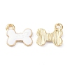 Bone Alloy Enamel Pendants ENAM-B045-02LG-04-2