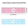 2 Bags 2 Colors Adhesive Sticker with Paper Sticker DIY-PH0002-22-5