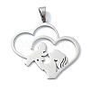 Non-Tarnish 304 Stainless Steel Pendants LS-STAS-C097-12P-1