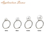 Brass Finger Cup Peg Ring Settings LS-KK-L184-58P-3