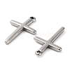 Non-Tarnish 304 Stainless Steel Pendants STAS-L022-379P-2