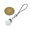 Badminton Glass Seed Beaded Pendant Decoations HJEW-MZ00165-3