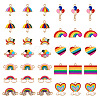 DIY Rainbow Color Pride Jewelry Making Finding Kit DIY-TA0004-73-2
