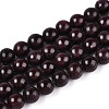 Dyed Natural Mashan Jade Round Beads Strands G-T139-6mm-67I-1