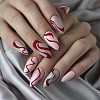 Stainless Steel DIY Nail Art Templates MRMJ-WH0092-028-6