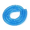 Transparent Glass Beads Strands GLAA-N026-3x6mm-T10-2