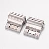 304 Stainless Steel Magnetic Clasps STAS-G071-41P-3