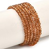 Natural Garnet Beads Strands G-F460-47-5