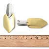 Brass Dangle Stud Earrings EJEW-S262-06GP-3