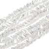 Electroplate Transparent Glass Beads Strands EGLA-P061-04C-AB16-1