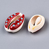 Natural Cowrie Shell Beads SHEL-Q312-006D-3