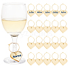 Acrylic Heart Wine Glass Charms AJEW-AB00116-1