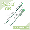 60Sets 2 Styles Plastic Extendable Stem Water Tubes with Caps DIY-GO0003-05-2