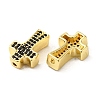 Rack Plating Brass Micro Pave Cubic Zirconia Beads KK-K377-15G-2