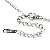 201 Stainless Steel Cable Chain Necklaces NJEW-G138-07P-3