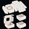 White Cardstock Flower Printed Paper Packaging Mailer Boxes CON-TAC0022-01-12
