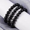 Natural Rainbow Obsidian Stretch Bracelets BJEW-F315-8mm-4