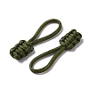 Polyester Braided Replacement Zipper Puller Tabs FIND-WH0126-01C-2