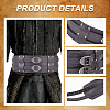 PU Leather Trinity Knot Wide Waist Belt with Alloy Buckles AJEW-WH20009-12AS-6