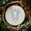 4 Sheets 11.6x8.2 Inch Stick and Stitch Embroidery Patterns DIY-WH0455-195-6